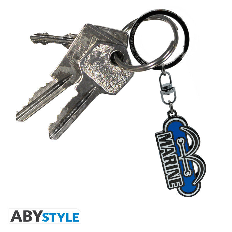 One Piece Keychain "Marine"