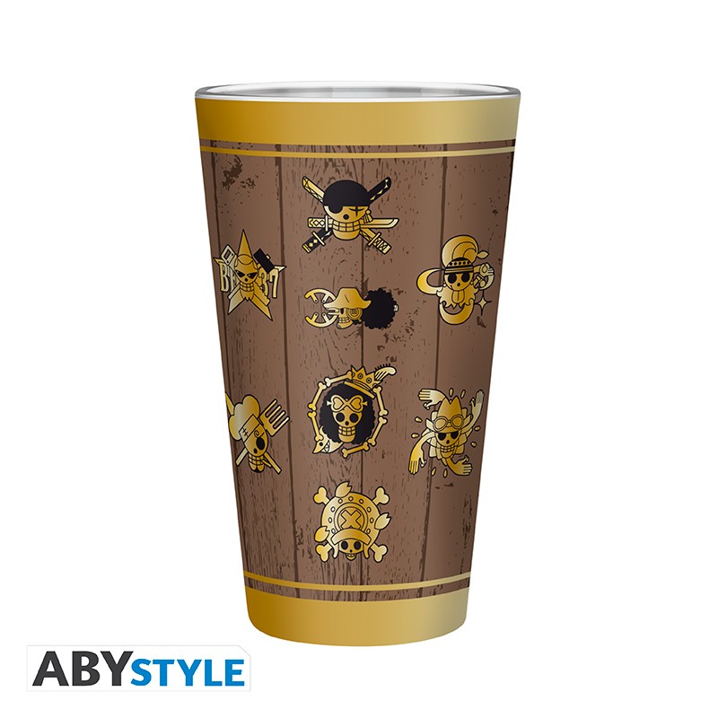 One Piece Glass "Skulls" (large)