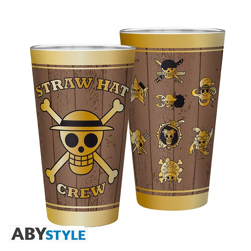 One Piece Glass "Skulls" (large)