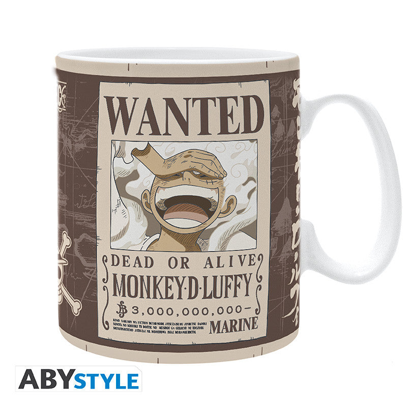 One Piece Tasse "Ruffy Wanted"