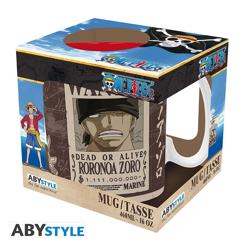 One Piece Tasse "Zorro Wanted"