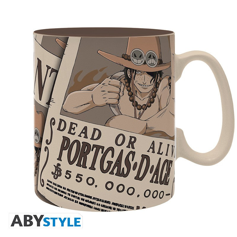 One Piece Tasse "Wanted Ace"
