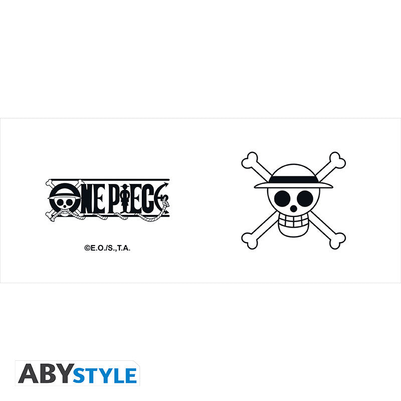 One Piece Karabiner-Tasse "Ruffy & Skull"