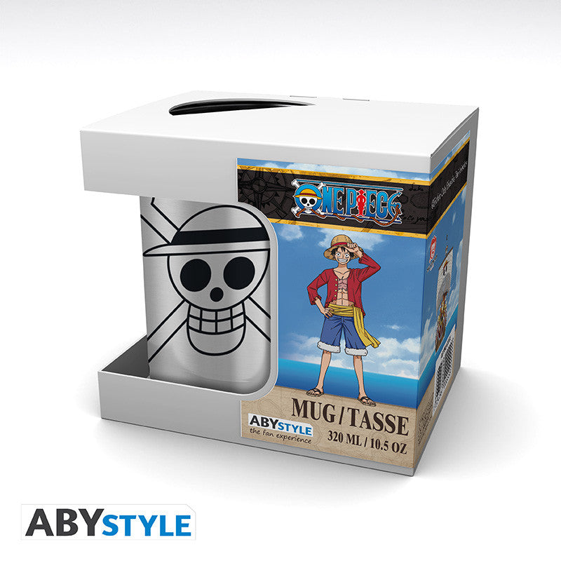 One Piece Mug Carabiner "Ruffy & Skull"