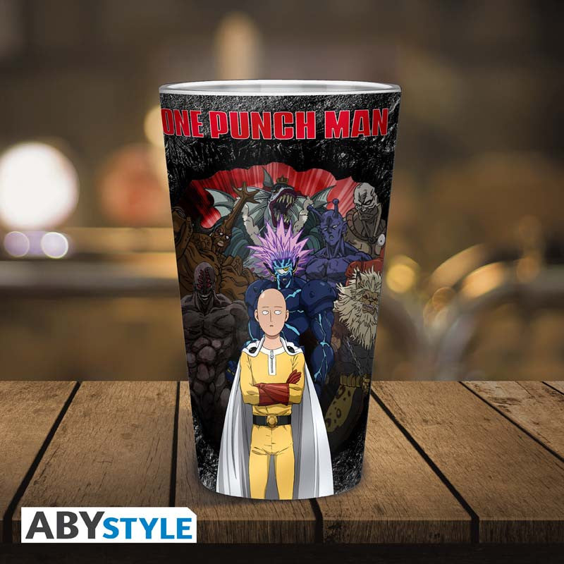 One Punch Man Glass "One against all" (large)