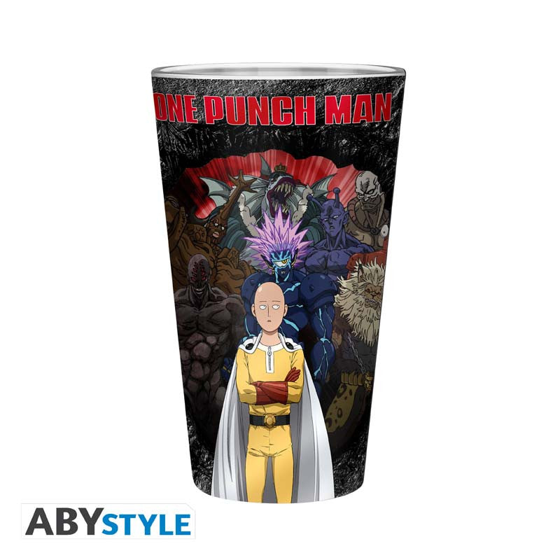 One Punch Man Glass "One against all" (large)