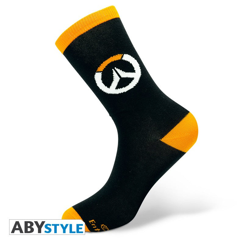 Overwatch Socks Logo Black/Orange