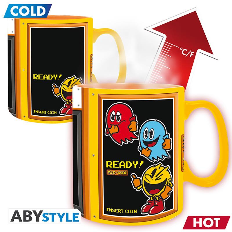 Pac Man Tasse mit Thermoeffekt "Arcade"