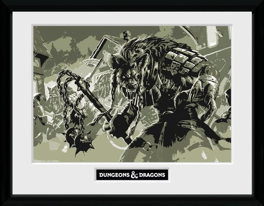 Dungeons & Dragons Gnoll Collector Print 30x40cm