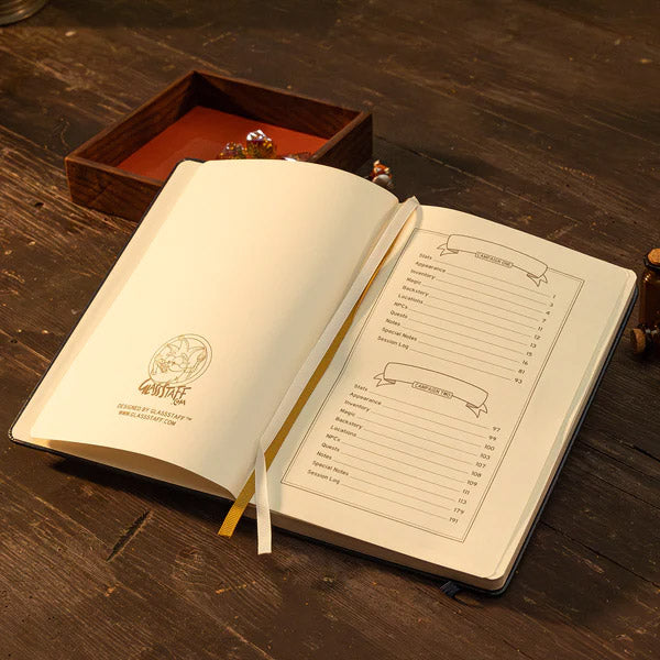 DnD 5e Player Journal Black