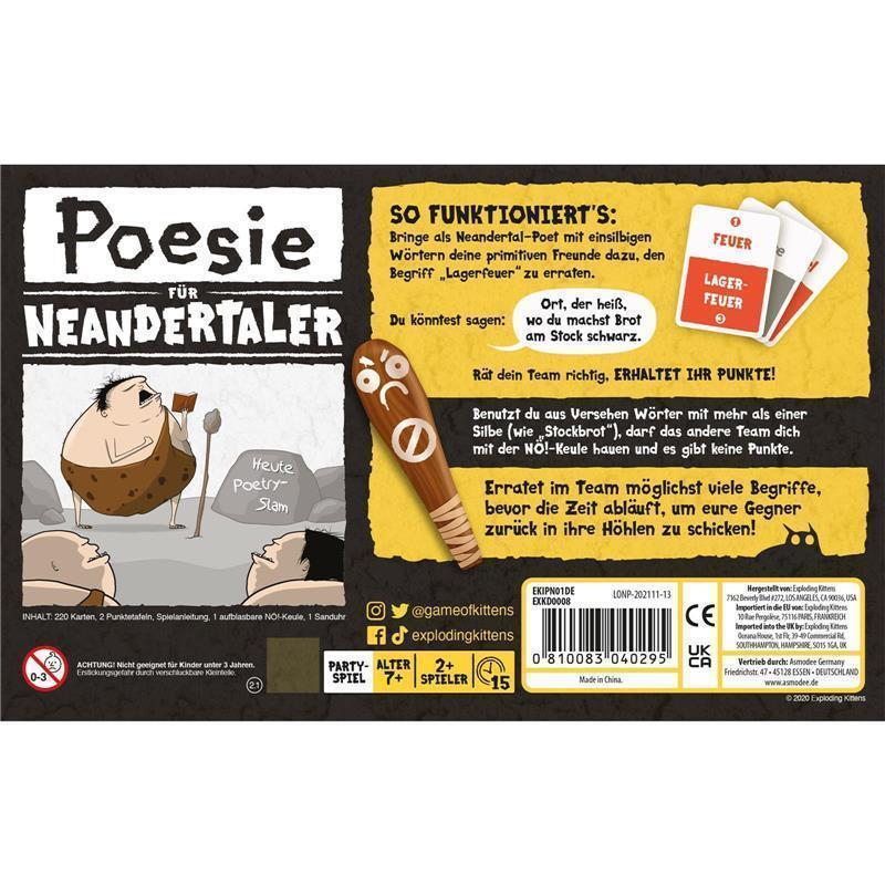 Poesie für Neandertaler (DE)