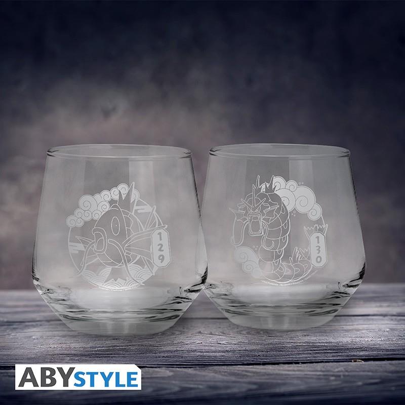 Pokémon Glass Set Magikarp & Gyarados