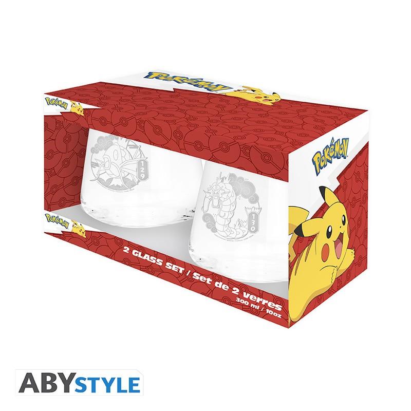 Pokémon Glass Set Magikarp & Gyarados