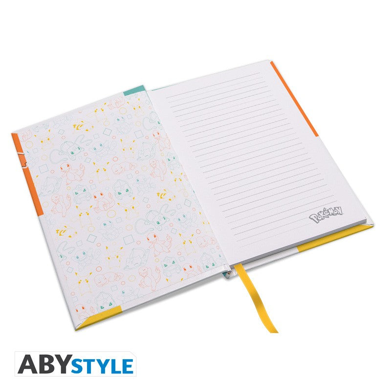 Pokémon A5 Notebook "Kanto Starters"