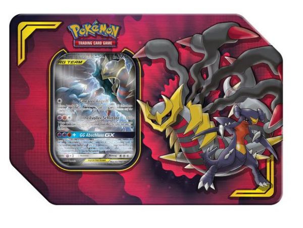 Pokemon Knackrack und Giratina GX Power-Partner Tag Team Tin Box, Deutsch