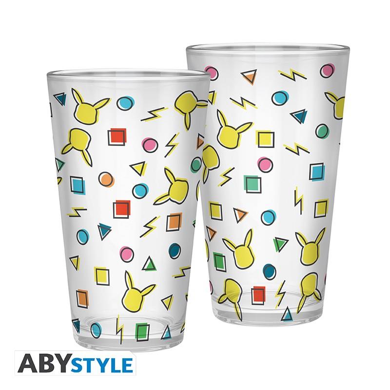 Pokémon Glass Pkachu Pattern (large)