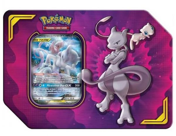 Pokemon Mewtu und Mew GX Power-Partner Tag Team Tin Box, Deutsch