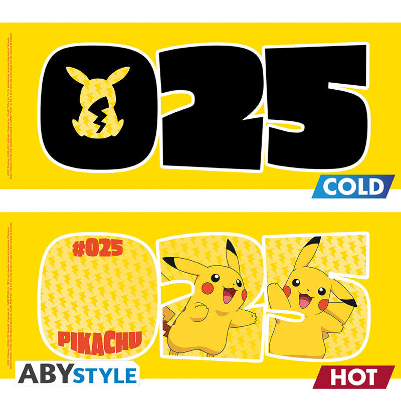 Pokémon Heat Change Mug "Pikachu #25" 460 ml