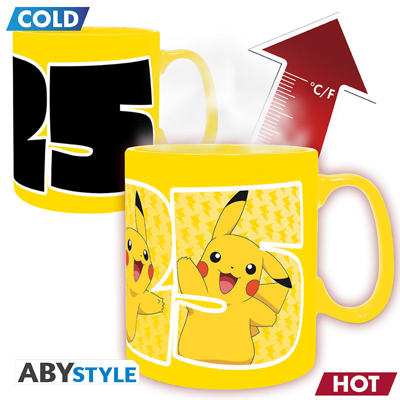 Pokémon Heat Change Mug "Pikachu #25" 460 ml