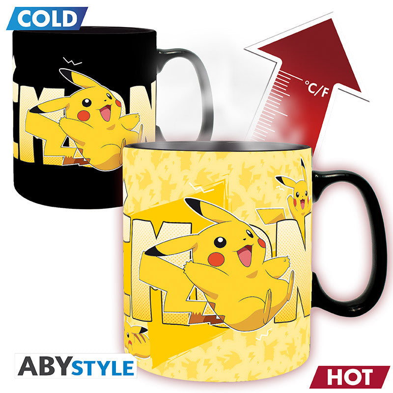 Pokémon Tasse mit Thermoeffekt "Pikachu" 460 ml