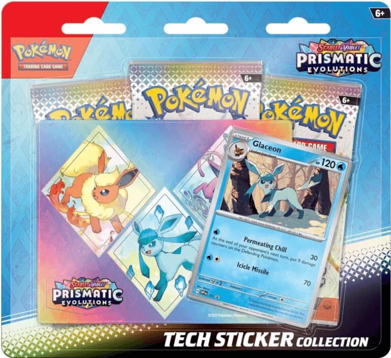 Pokémon Karmesin & Purpur 08.5 Prismatische Entwicklungen Tech-Sticker-Kollektion Glaziola (DE)