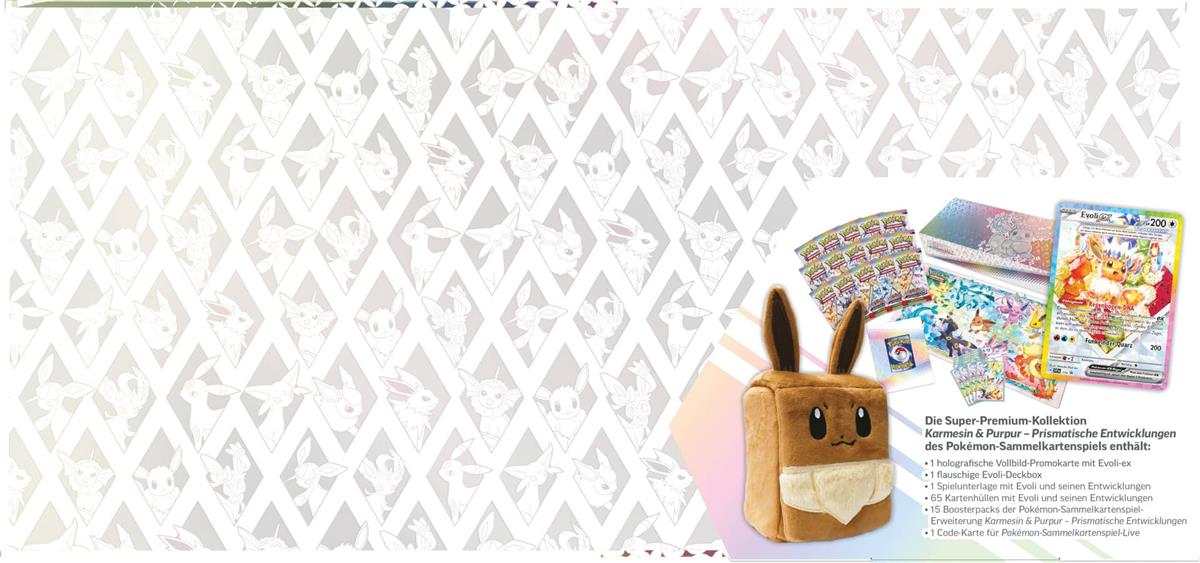 Pokémon Karmesin & Purpur 08.5 Prismatische Entwicklungen Super-Premium-Kollektion (DE)