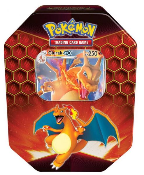 Pokemon Verborgenes Schicksal Glurak GX Tin Box, Deutsch