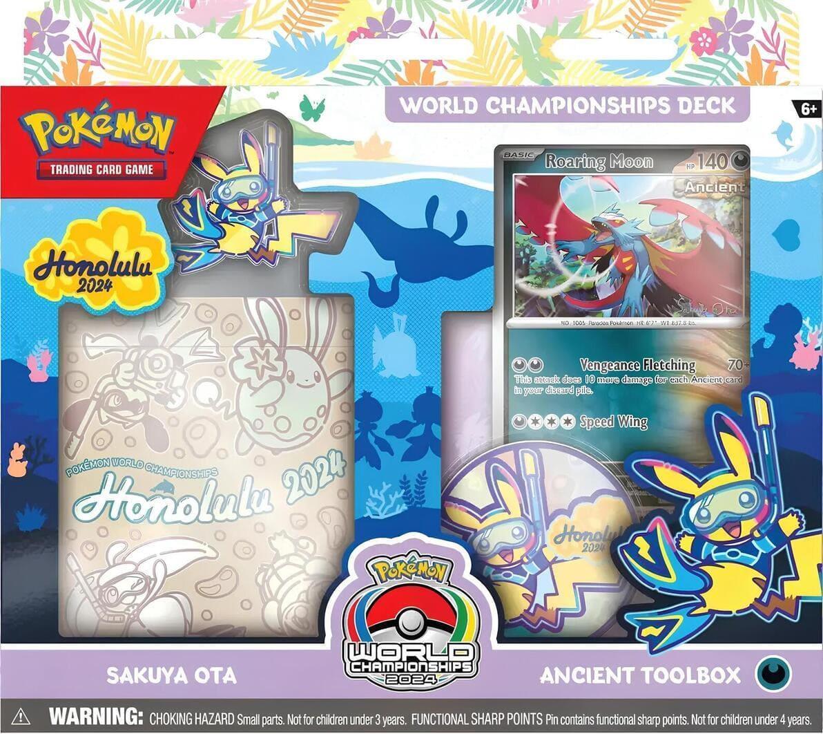 Pokémon Weltmeisterschaftsdeck 2024 (DE) Donnersichel (Sakuya Ota)