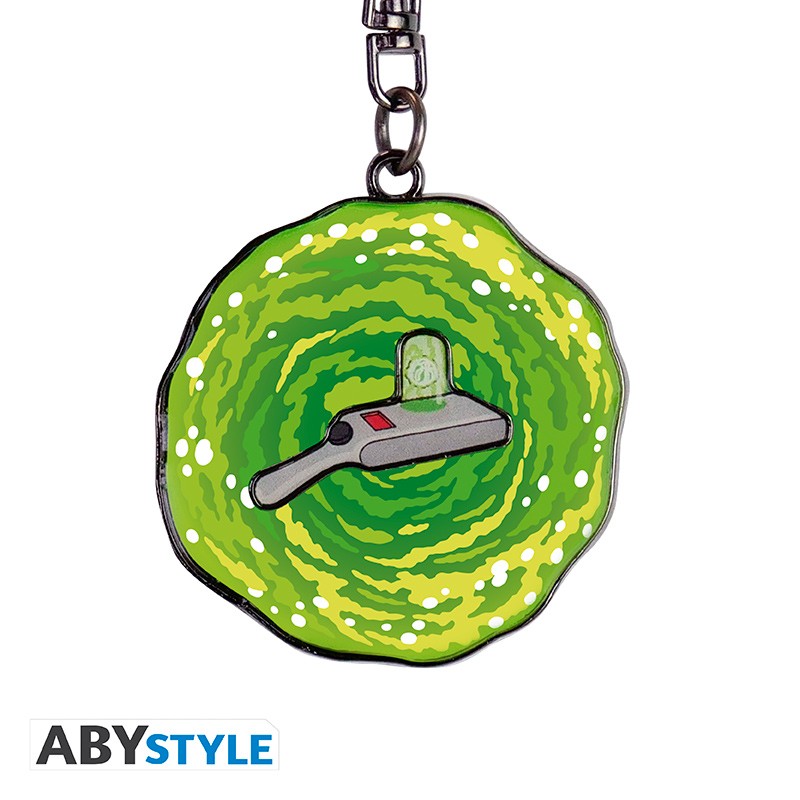 Rick and Morty Keychain Portal Gun