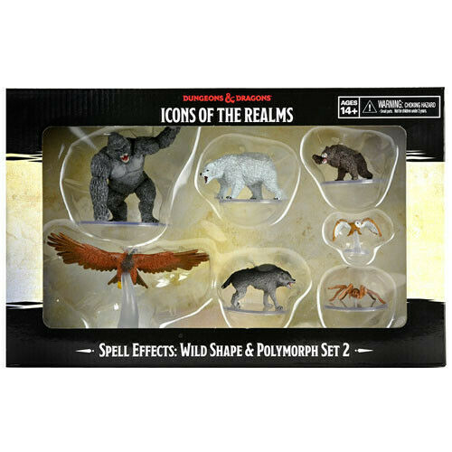 D&D Icons of the Realms: pre-painted Miniatures Wild Shape & Polymorph Set 2