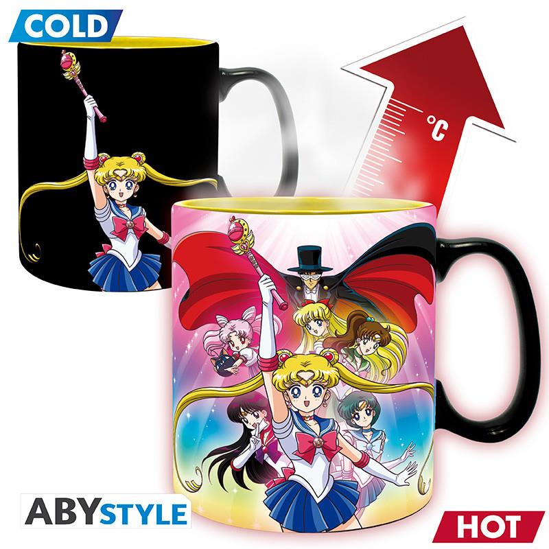 Sailor Moon Heat Change Mug "Group"