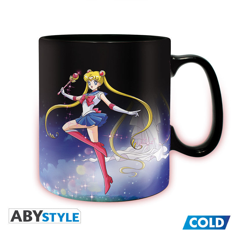 Sailor Moon Heat Change Mug "Sailor & Chibi"