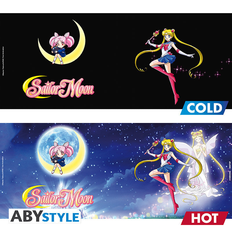 Sailor Moon Heat Change Mug "Sailor & Chibi"