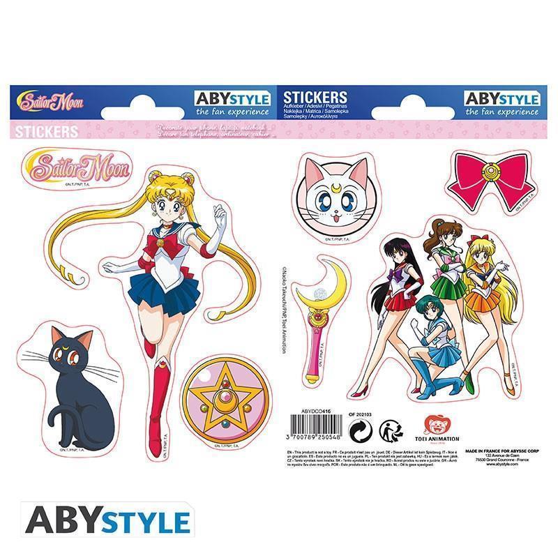Sailor Moon Sticker 16 x 11 cm (2 Bögen)