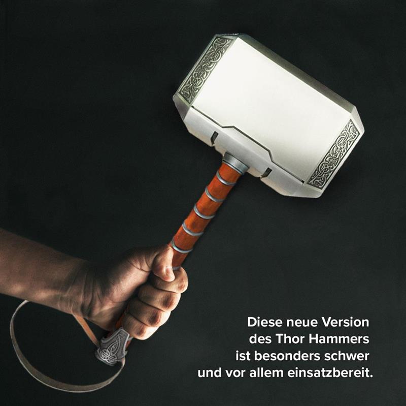 Thor's Hammer mit Led Base