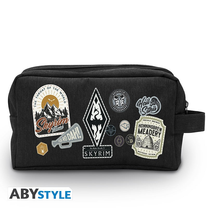 Skyrim Toiletry Bag "Badges"