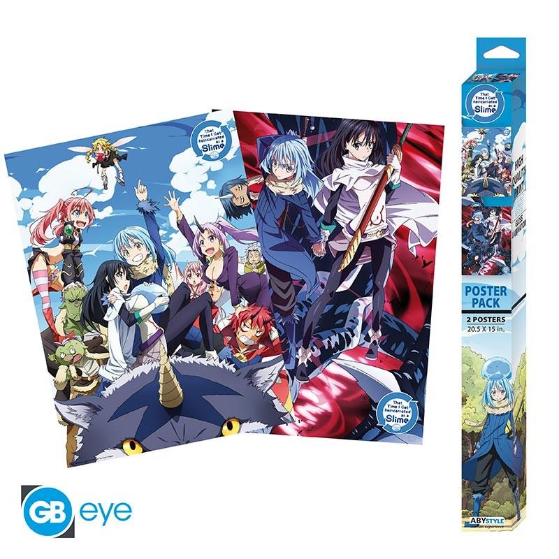 That One Time I Got Reincarnated As a Slime Series 2 Chibi Posters 52 x 38 cm