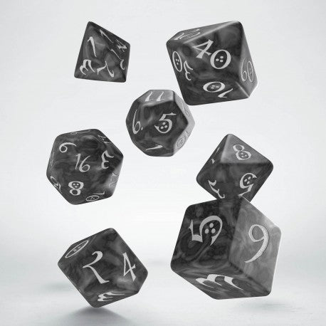Classic RPG Smoky/White Würfelset (7)