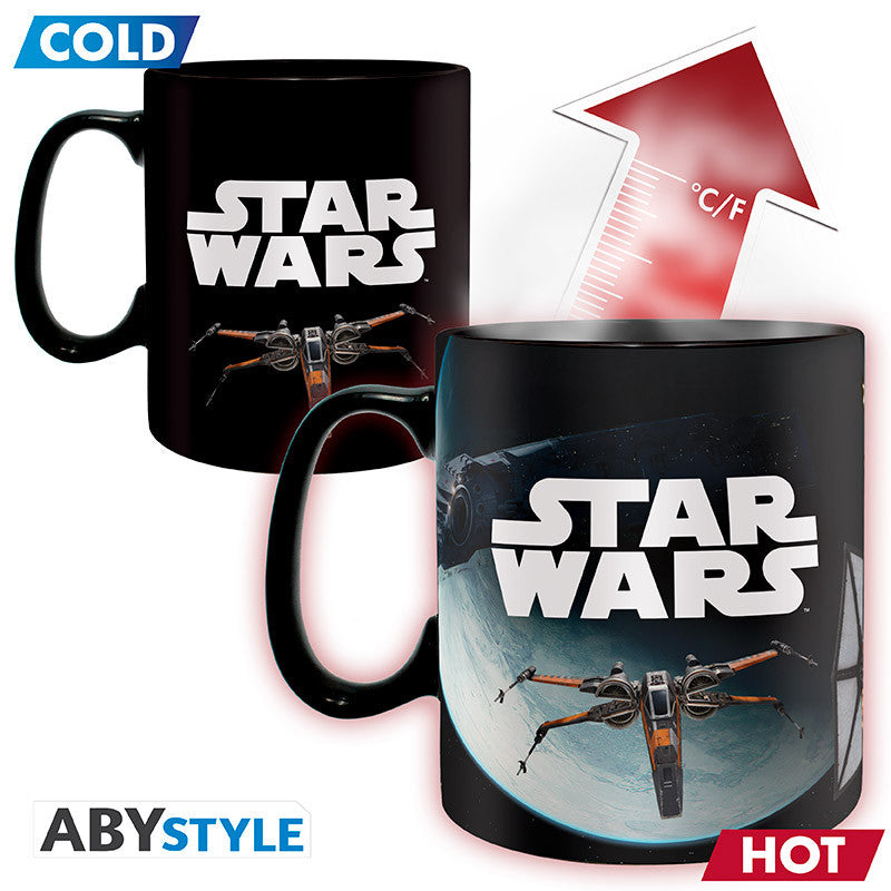 Star Wars Heat Change Mug "Space Battle"