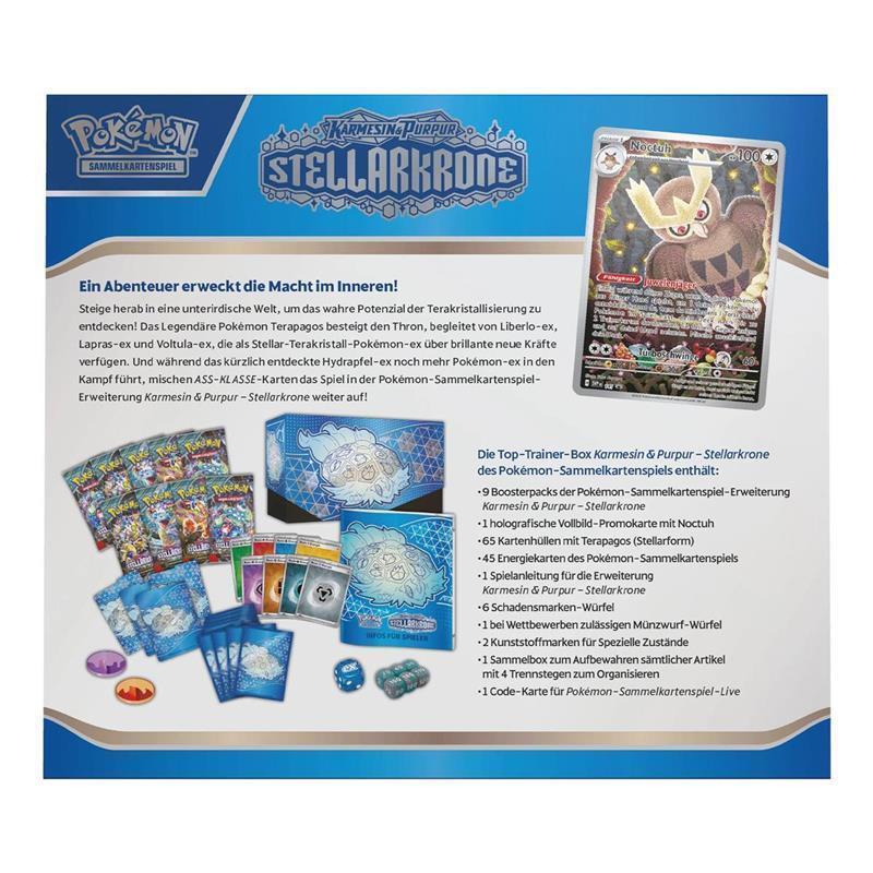 Pokémon Sammelkartenspiel Stellarkrone Top-Trainer Box (DE)