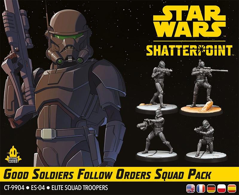 Star Wars: Shatterpoint – Good Soldiers Follow Orders Squad Pack („Gute Soldaten folgen Befehlen“)
