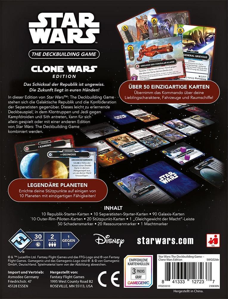 Star Wars The Deckbuilding Game: Clone Wars Edition (DE)
