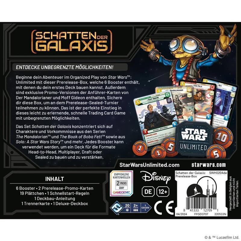 Star Wars: Unlimited - Schatten der Galaxis (Prerelease-Box) (GER)