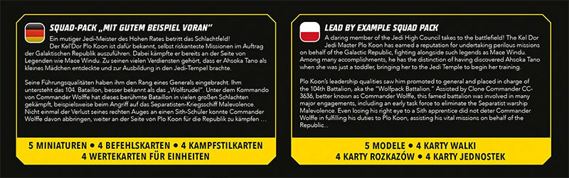Star Wars: Shatterpoint – Lead by Example Squad Pack (“Mit gutem Beispiel voran”)