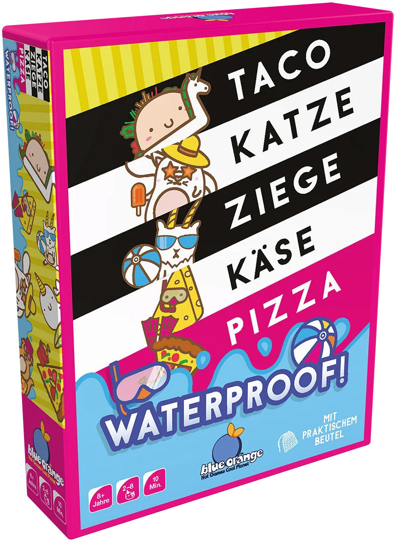 Taco Katze Ziege Käse Pizza Waterproof (DE)