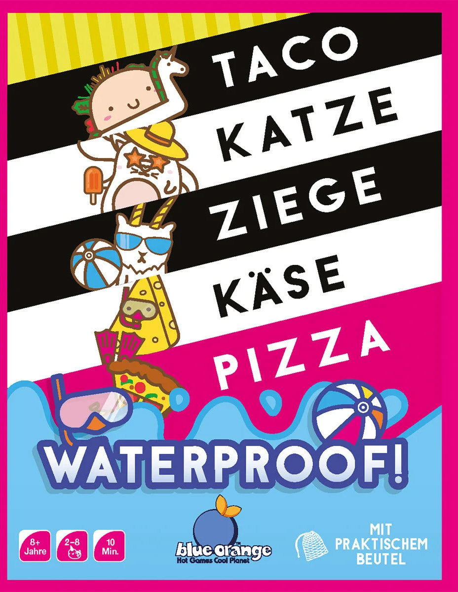 Taco Katze Ziege Käse Pizza Waterproof (DE)