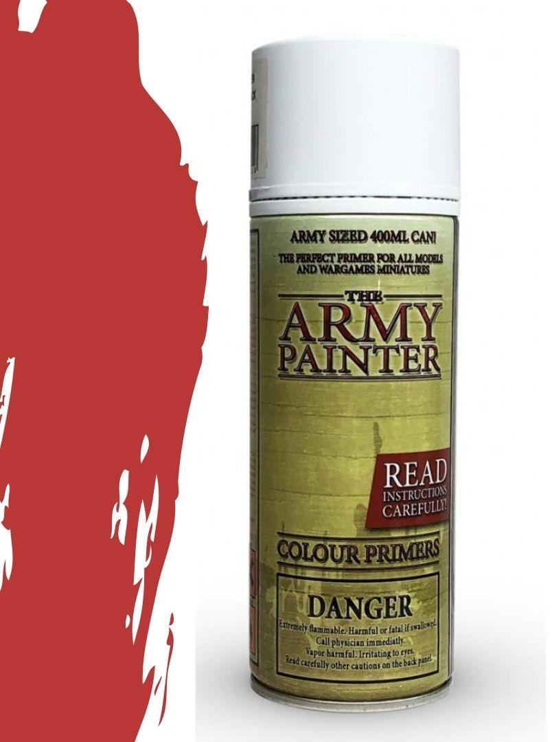 The Army Painter: Color Primer, Pure Red 400 ml