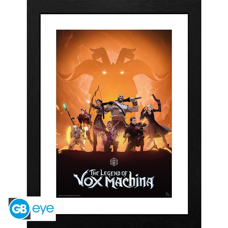 The Legend of Vox Machina Framed Print "Key Art" 30 x 40 cm