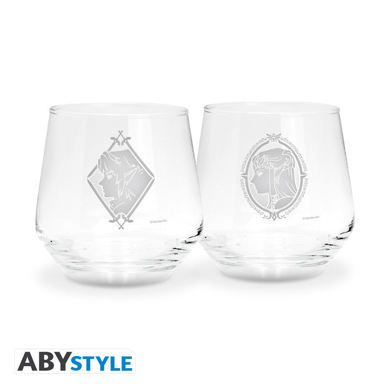 The Legend of Zelda Glass Set "Zelda & Link (2)