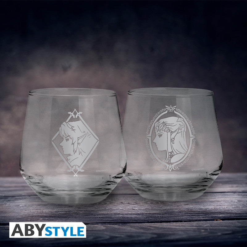 The Legend of Zelda Glass Set "Zelda & Link (2)